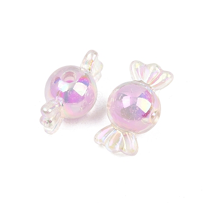 Acrylic Beads MACR-WH0004-09-1