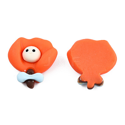 Opaque Resin Cabochons CRES-N022-178-1