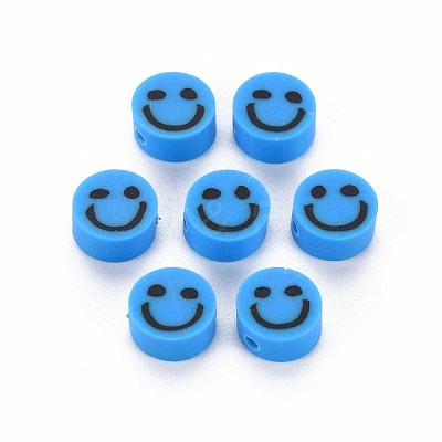 Handmade Polymer Clay Beads X-CLAY-S096-010-1