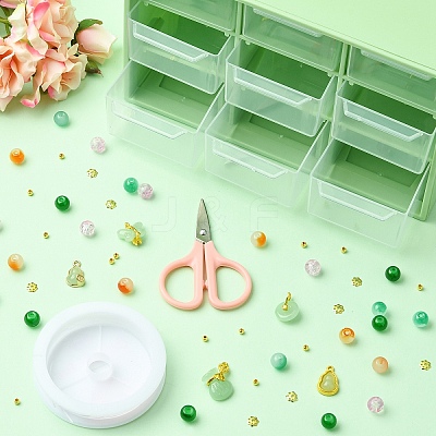 DIY Lampwork Beaded Bracelet Making Kit DIY-FZC0001-01B-1