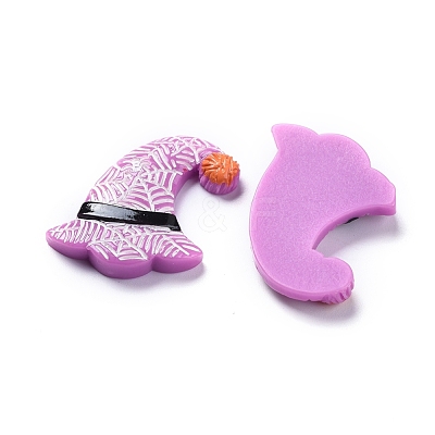 Halloween Theme Opaque Resin Cabochons X-RESI-D0003-12A-1