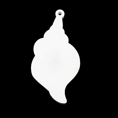 Ocean Themed Opaque Printed Acrylic Pendants SACR-L004-03F-1