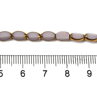 Electroplate Glass Beads Strands EGLA-P061-02A-03-1