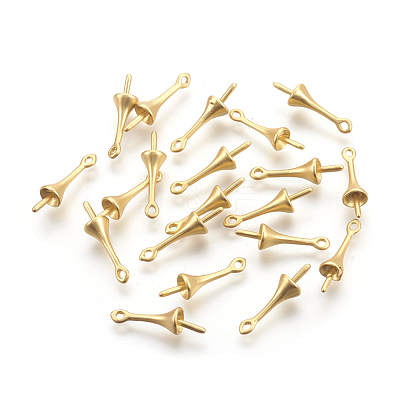 Brass Peg Bails Pendants KK-F744-01-NR-1