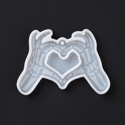 DIY Skull Theme Pendant Silicone Molds LS-SIMO-H010-07C-1