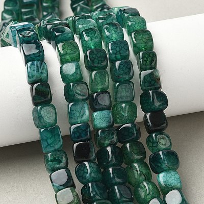 Natural Dragon Veins Agate Beads Strands G-G177-E03-05-1
