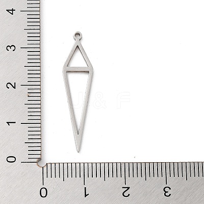 Non-Tarnish 304 Stainless Steel Pendants STAS-R226-02P-1