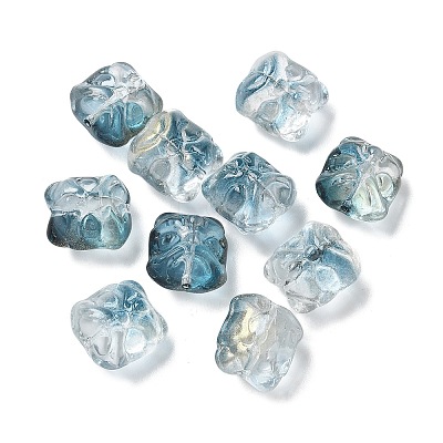 Baking Paint Transparent Glass Beads X1-GLAA-C035-01-1