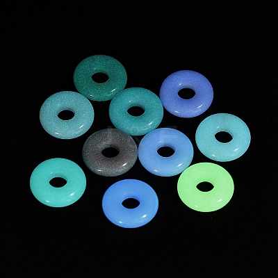 Synthetic Noctilucent Stone/Luminous Stone Pendants G-Z054-01B-1