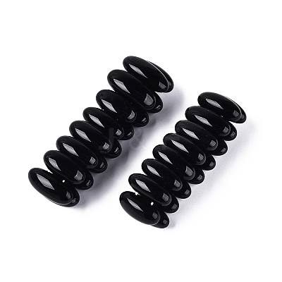 Oval Natural Agate Beaded Stretch Bracelets for Women Men G-Q601-23A-1