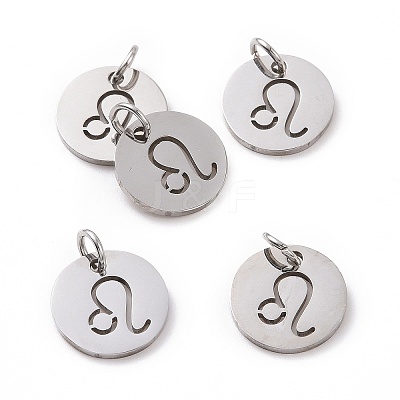 Non-Tarnish 304 Stainless Steel Charms STAS-Q201-T445-5S-1