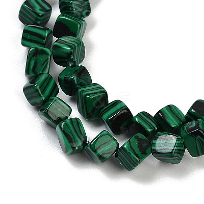 Synthetic Malachite Beads Strands G-A257-A11-01-1