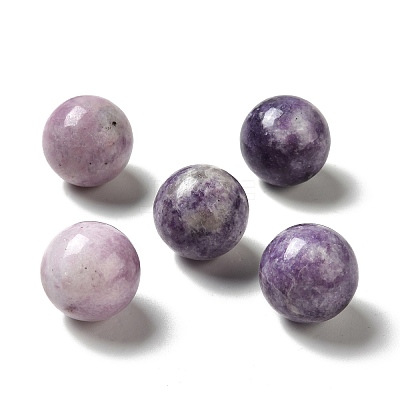 Natural Lepidolite/Purple Mica Stone Beads X-G-A206-02-09-1