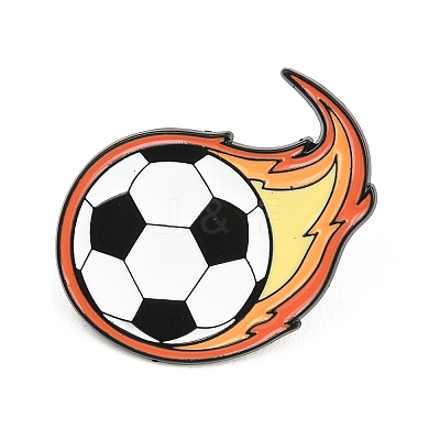 Sports Alloy Enamel Brooch JEWB-K018-38A-EB-1
