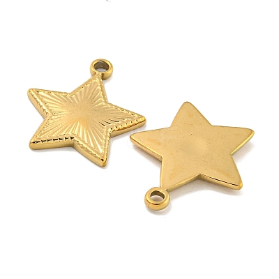 Ion Plating(IP) 304 Stainless Steel Pendants X-STAS-P365-09G-1