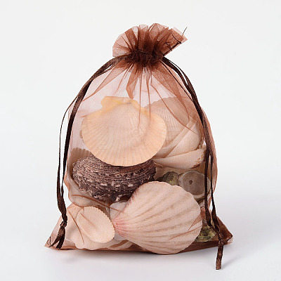 Organza Gift Bags with Drawstring X-OP-R016-13x18cm-12-1