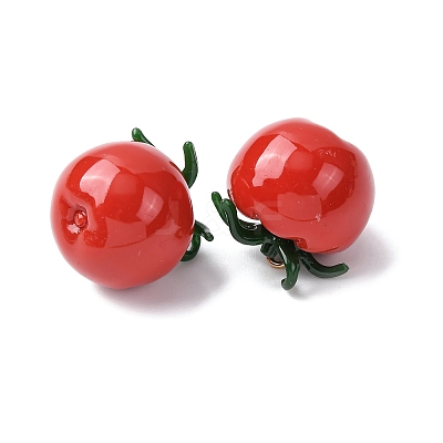 Imitation Vegetable Resin Pendants RESI-K033-03B-03-1