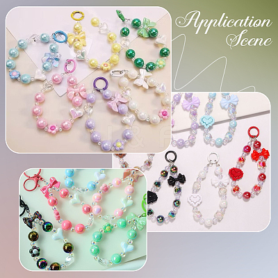 150Pcs Opaque & Transparent Acrylic Beads MACR-SP0002-18A-1