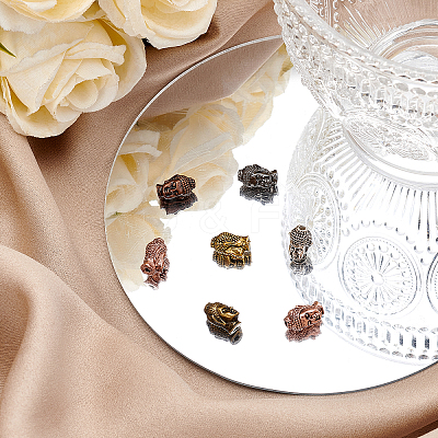 Tibetan Style Alloy Beads PALLOY-PH0001-09-1