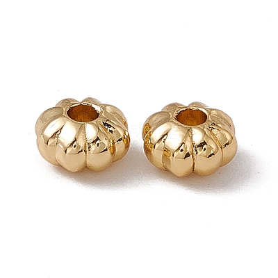 Rack Plating Brass Beads KK-C007-40G-1