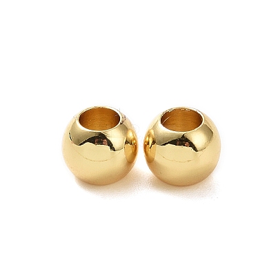 Brass Beads KK-F0317-6mm-01G-NR-1