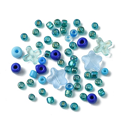 Baking Paint Glass Round Seed Beads with Glass Bead SEED-FS0001-23-1