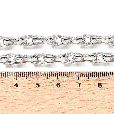 5.5MM 304 Stainless Steel Twisted Oval Link Chain Necklaces for Man and Women SA-CBAB767-18C-P-1