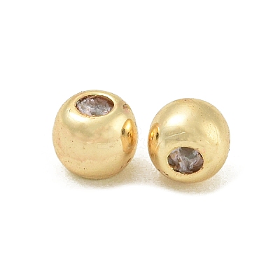 Rack Plating Brass Silicone Spacer Beads FIND-T071-02G-B01-RS-1