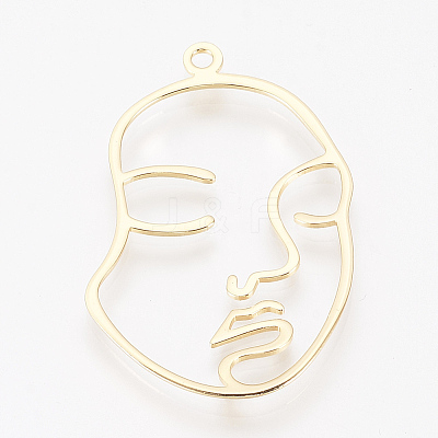 Brass Pendants KK-Q735-331G-1
