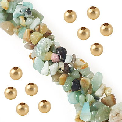 1 Strand Natural Flower Amazonite Chip Beads Strands G-TAD0001-01-1