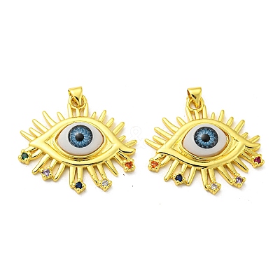 Real 18K Gold Plated Brass Pendants KK-L209-001G-06-1