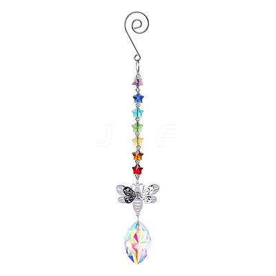 Crystal Glass Sun Catcher Pendant PW-WG24D91-03-1