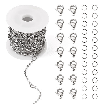 DIY Chain Bracelet Necklace Making Kit DIY-TA0005-87-1