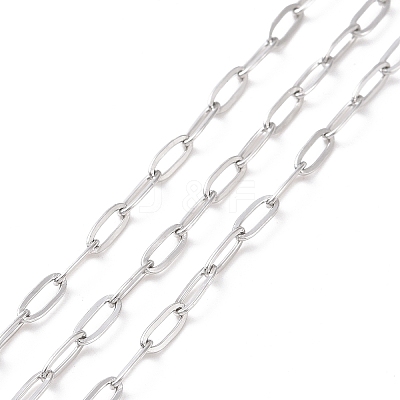 Tarnish Resistant 304 Stainless Steel Cable Chains CHS-C002-03P-06-1