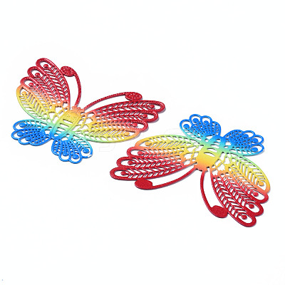 430 Stainless Steel Filigree Pendants LS-STAS-T061-16-1