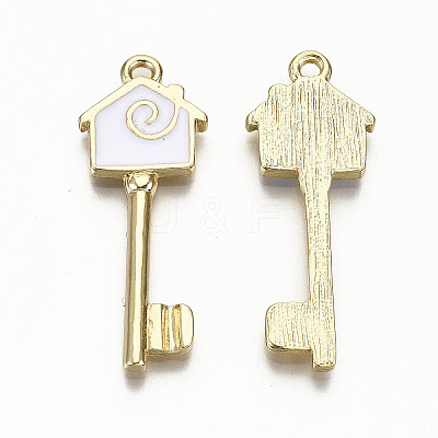 Alloy Enamel Pendants PALLOY-T075-40-NR-1