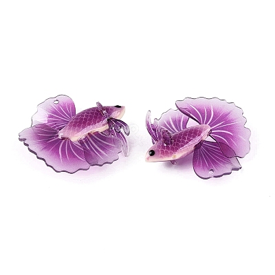Acrylic Pendants BACR-T001-02D-1