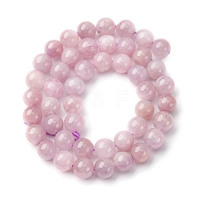 Natural Kunzite Beads Strands G-H313-01B-8mm-1
