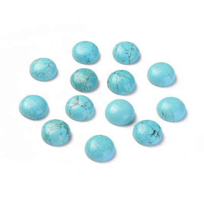 Natural Howlite Cabochons TURQ-L031-033A-01-1
