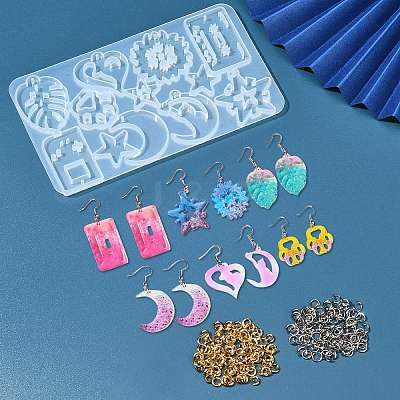 DIY Pendant Resin Craft Making Kits DIY-CJ0002-16-1