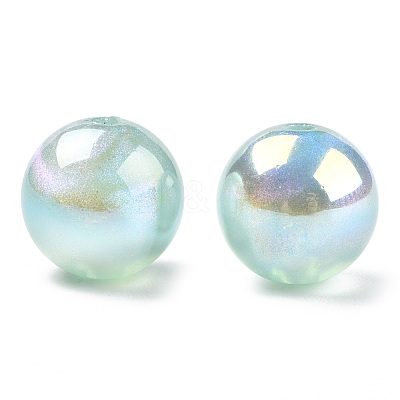 ABS Plastic Imitation Pearl Beads PACR-N013-01B-02-1