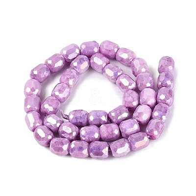 Anti-Tarnish Electroplate Glass Beads Strands EGLA-N027-03A-11-1