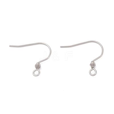Tarnish Resistant 316 Surgical Stainless Steel Earring Hooks STAS-M288-07P-B-1