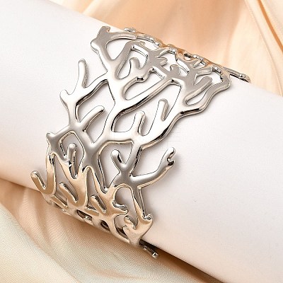 304 Stainless Steel Cuff Bangles BJEW-L705-02P-1