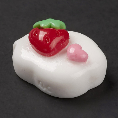 Opaque Resin Cabochons LS-RESI-C032-01B-1