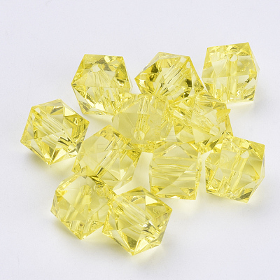 Transparent Acrylic Beads TACR-Q259-10mm-V21-1