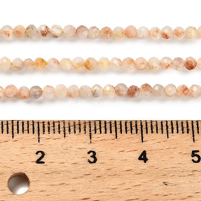 Heated Natural Citrine Beads Strands G-RM2025-05B-2mm-1