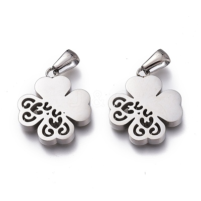 Tarnish Resistant 304 Stainless Steel Pendants STAS-Z006-13P-1