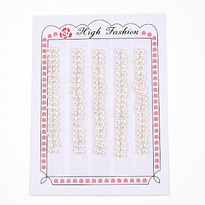 Grade 3A Natural Cultured Freshwater Pearl Beads PEAR-N018-3A-3035A-1