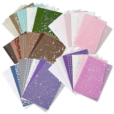 10 Sets 5 Colors Invitation Card Scrapbook Paper Pad DIY-SP0004-48-1